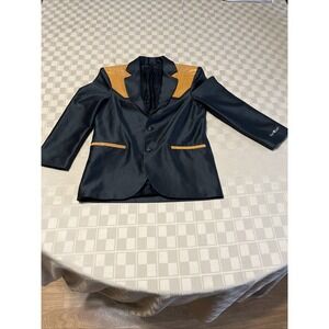 Western Blazer suit Jacket Buffalo Country boys 10 Regular Vintage 2 Button NWOT